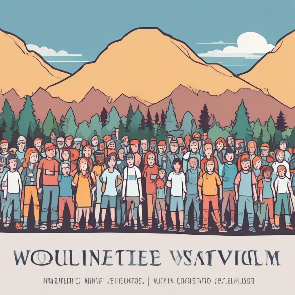 Volunteer activity logo for footer